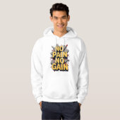 Veste À Capuche Pas de douleur ni gain (Devant entier)