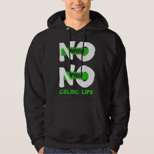 Veste À Capuche Pas de grain Pas de douleur Mois de sensibilisatio