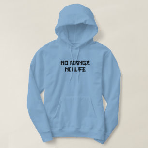 VESTE À CAPUCHE PAS DE MANGA PAS DE VIE