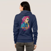 Veste À Capuche Pas de règles – Pop art de rue vibrant (Dos entier)