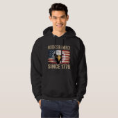 Veste À Capuche Pas de rois en Amérique Eagle Graphic (Devant entier)