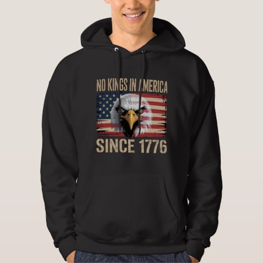 Veste À Capuche Pas de rois en Amérique Eagle Graphic (Devant)