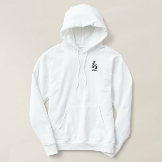 Veste À Capuche 💀 "Pas de temps pour les ennemis" - Badass Skelet (Design devant)