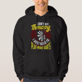 Veste À Capuche Pas de thérapie juste plus de fléchettes - Funny D (Devant)