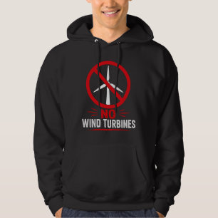 Veste À Capuche Pas d'éoliennes protestation rurale