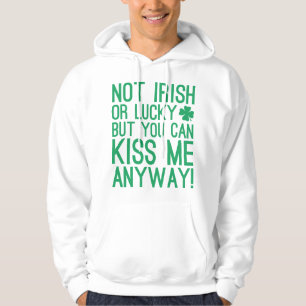 Veste À Capuche Pas Irlandais Ou Heureux