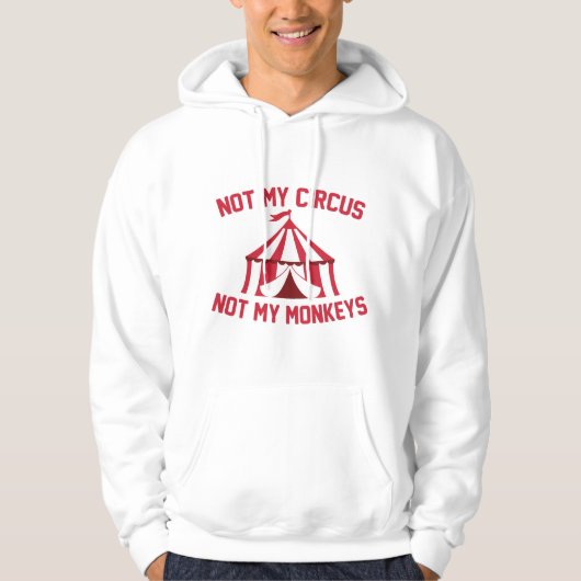Veste À Capuche Pas Mon Cirque (Devant)