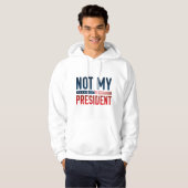 Veste À Capuche Pas mon président (Devant entier)
