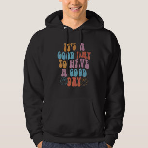 Veste À Capuche Passez une bonne journée Retro Visage souriant E