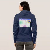 Veste À Capuche Pastel Galaxies Impressionist Zip-Up Hoodie (Dos entier)