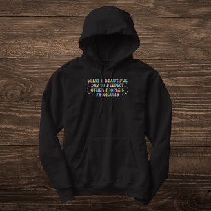 Veste À Capuche Pastel Rainbow Pronoun Respect
