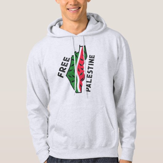 Veste À Capuche pastèque palestine (Devant)