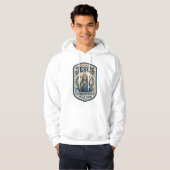 Veste À Capuche Patch brodé Jésus Regardez Patch brodé Jésus (Devant entier)