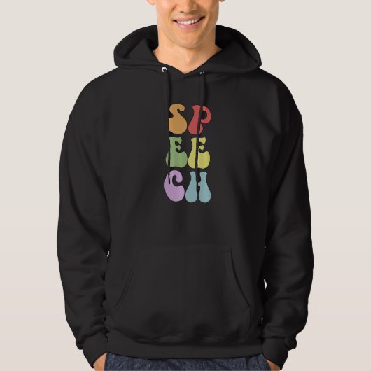Veste À Capuche Pathologiste du langage Groovy SLP Premium (Devant)