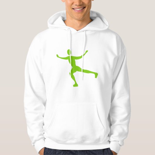 Veste À Capuche Patinage de glace - vert de Martien (Devant)