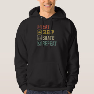 Veste À Capuche Patinage de sommeil Répéter Rouler de style Vintag