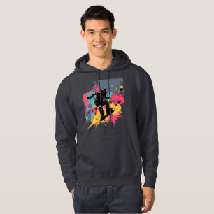 Veste À Capuche Patinage Graffiti Splash