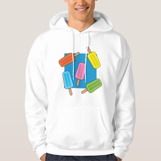Veste À Capuche Patters de Popsicles (Devant)