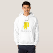 VESTE À CAPUCHE PAUSE. NE ME PARLE PAS (Devant entier)