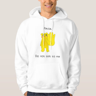 VESTE À CAPUCHE PAUSE. NE ME PARLE PAS