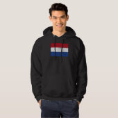 Veste À Capuche Pavillon hollandais Pays-Bas Fierté (Devant entier)