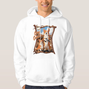 Veste À Capuche Pays des Corgis – T-shirt drôle de Corgi, American