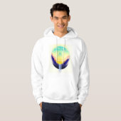 Veste À Capuche Paysage de cascade (Devant entier)