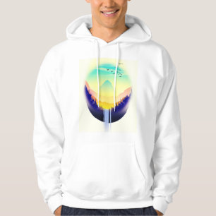 Veste À Capuche Paysage de cascade