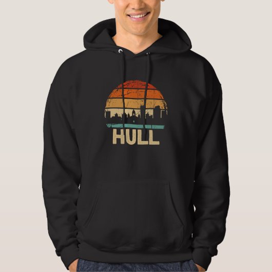 Veste À Capuche Paysage urbain de Hull (Devant)