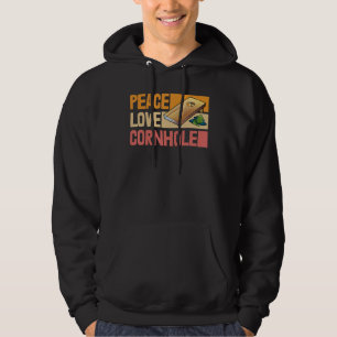 Veste À Capuche Peace Love Cornhole Corn Star Tee - shirts Jouer