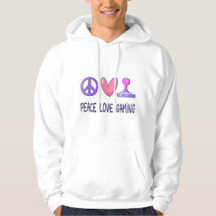 Veste À Capuche Peace Love Gaming