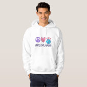 Veste À Capuche Peace Love Nuring (Devant entier)