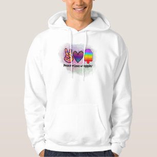 Veste À Capuche Peace Love Poppin' Tie Dye Push Fidget Toy