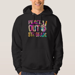 Veste À Capuche Peace Out 5e année Bonne Dernière journée de Crava