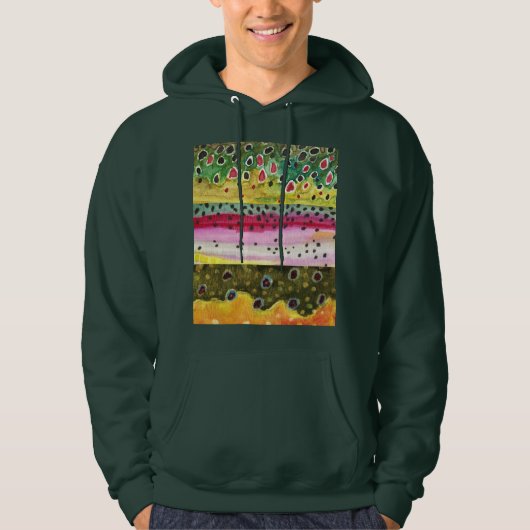 Veste À Capuche Pêche à la truite (Devant)