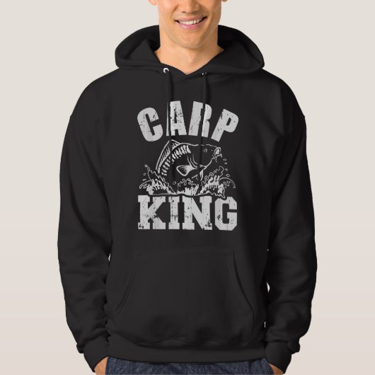 Veste À Capuche Pêche au carpe roi (Devant)