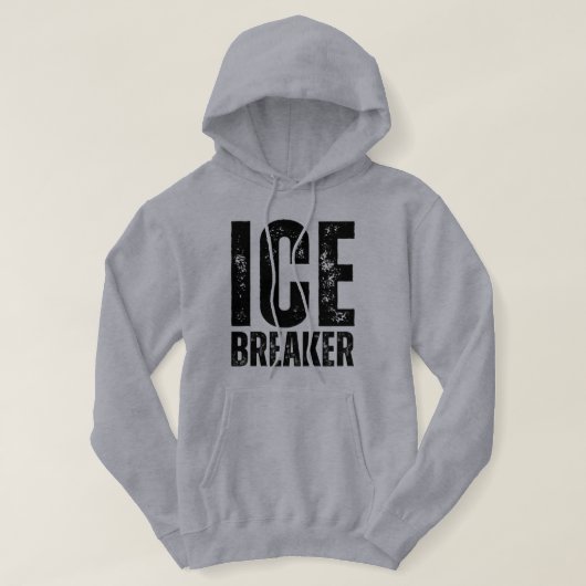Veste À Capuche Pêche Brise-Glace (Design devant)