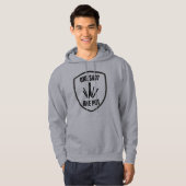 Veste À Capuche Pêche en un coup, un seul pot (Devant entier)