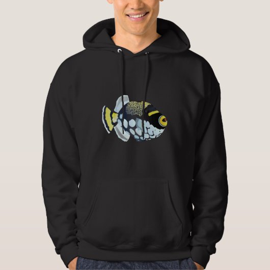 Veste À Capuche Pêche Poisson-triporteur (Devant)