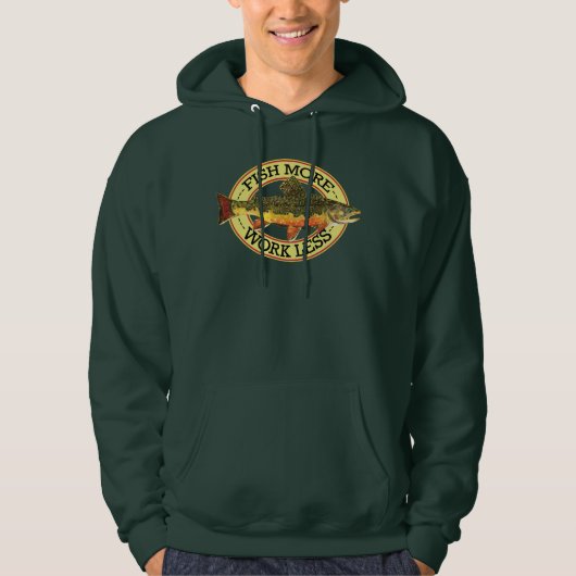 Veste À Capuche Pêcheur de truites (Devant)