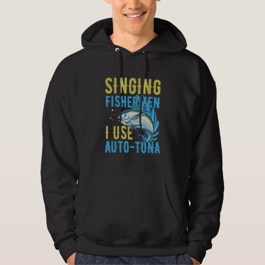 Veste À Capuche Pêcheurs chanteurs J'utilise un devis thon automat (Devant)