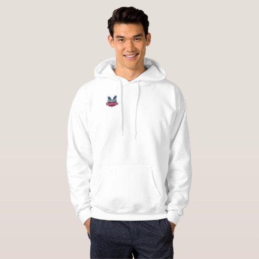 Veste À Capuche Peeking Neon Kash Rabbit (Devant entier)