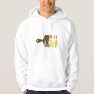 Veste À Capuche Peindre. Maudire. Répéter. Sweat-shirt drôle pour 