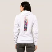 Veste À Capuche Peinture à brosse pour colibris (Dos entier)