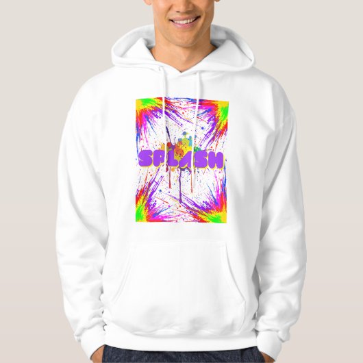 Veste À Capuche peinture à éclat (Devant)