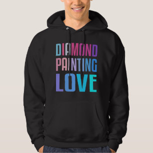 Veste À Capuche Peinture de diamant Artiste d'amour Images de pass