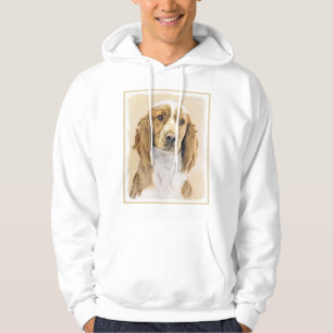 Veste À Capuche Peinture d'espagnol Welsh Springer - Art original 