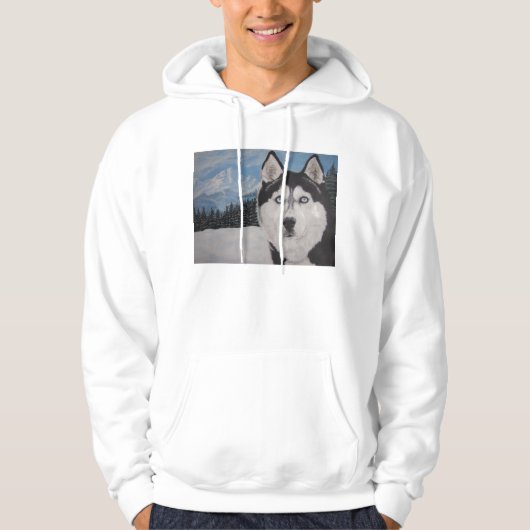 Veste À Capuche Peinture enrouée (Devant)