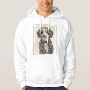 Veste À Capuche Peinture espagnole de chien d'eau - jolie art orig