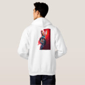 Veste À Capuche Pékin avec les lapins Kash (Dos entier)